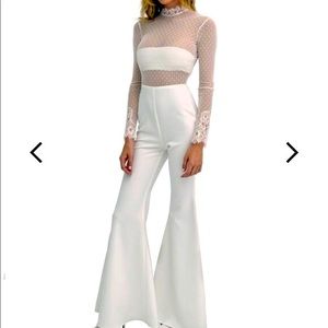 SSO White Lace Jumpsuit